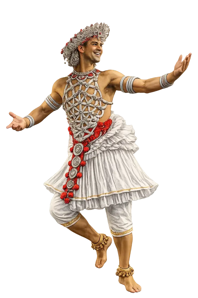 Traditional Sri Lankan dancer
