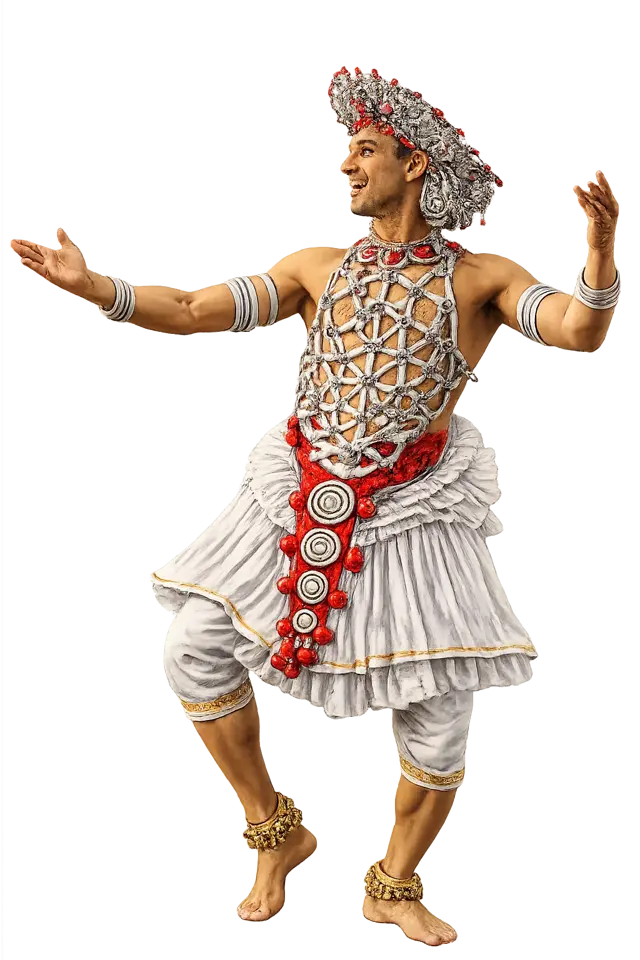 Traditional Sri Lankan dancer